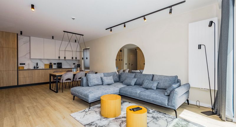 Deluxe Apartman pro 6 os. se 3 ložnicemi s výhledem na jezero - Apartamenty Stranda Residence z widokiem na jezioro - Giżycko, foto 9
