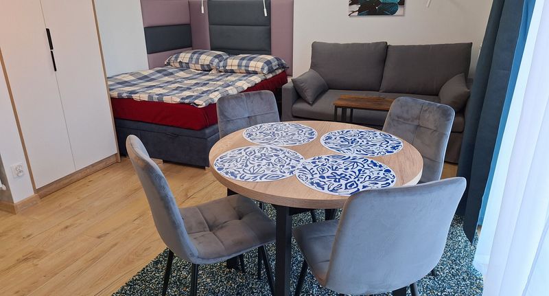 Rodinný Apartman tV s plochou obrazovkou pro 4 os. s 1 ložnicí - Apartament Centrum Parking-28m Storczyk Krynica-Zdrój, foto 1