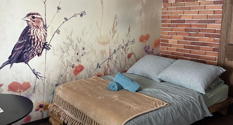 Apartman pro 4 os. se 2 ložnicemi s výhledem do dvora v suterénu - Agroturystyka Mirabelkowe Zacisze, foto 1