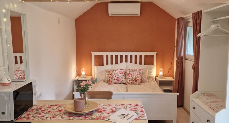 Studio Apartman s manželskou postelí s 1 ložnicí s výhledem do zahrady - FűzfaLak Vendégház Balatonfűzfő, foto 1