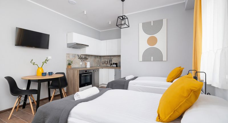 Apartman tV s plochou obrazovkou pro 2 os. s 1 ložnicí celý Dům - Dąbrowskiego 15/7, foto 1