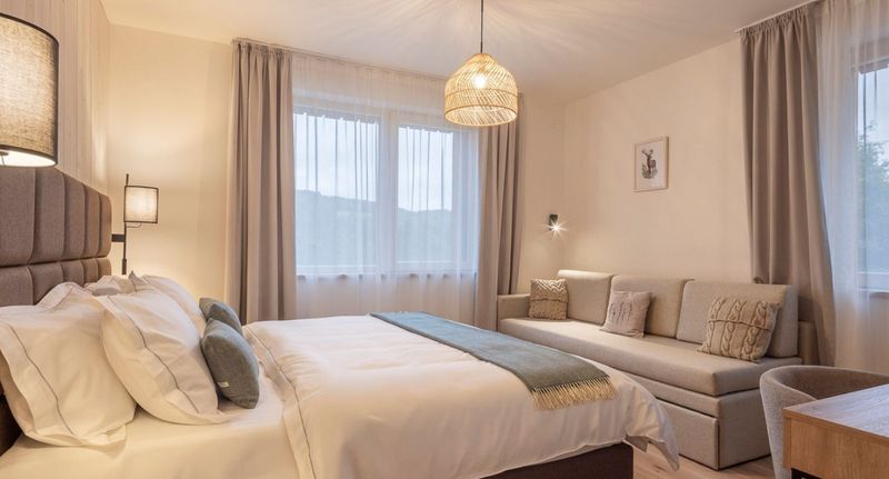 Standard Apartman s terasou pro 3 os. s 1 ložnicí (s možností přistýlky) - Apartmány Hraničná Janov nad Nisou, foto 1