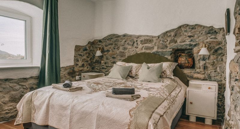 Apartman s manželskou postelí s 1 ložnicí s výhledem na hory přízemní - Szászi Birtok Hegymagas, foto 1