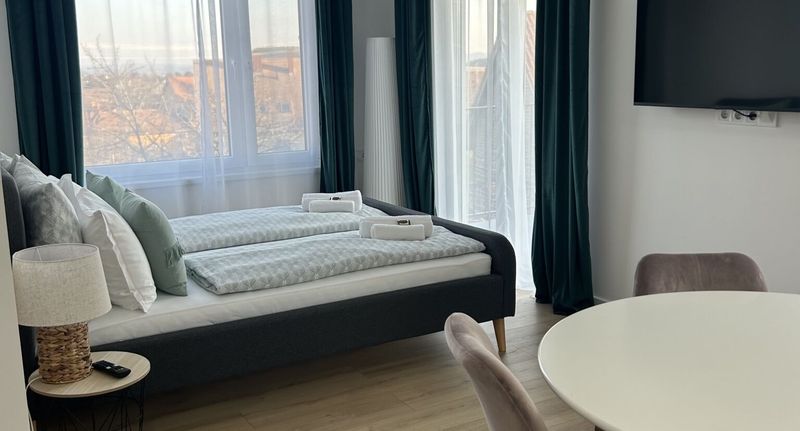 Studio Apartman s manželskou postelí s 1 ložnicí na poschodí - Tihany Major Apartmanház, foto 1
