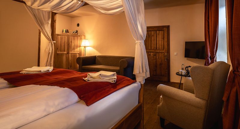 Pokoj s manželskou postelí - Valea Verde Retreat Cund, foto 11