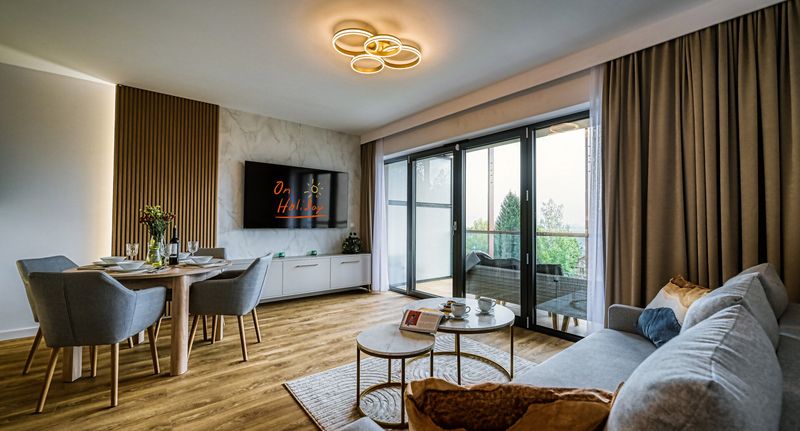 Superior Apartman pro 4 os. se 2 ložnicemi na přízemí (s možností přistýlky) - OnHoliday Apartamenty w Świeradowie przy gondoli ze strefą Wellness & Family, foto 1