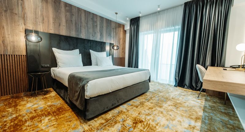Exclusive Apartman s terasou s manželskou postelí s 1 ložnicí - Hotel Iza Sighetu Marmației, foto 1