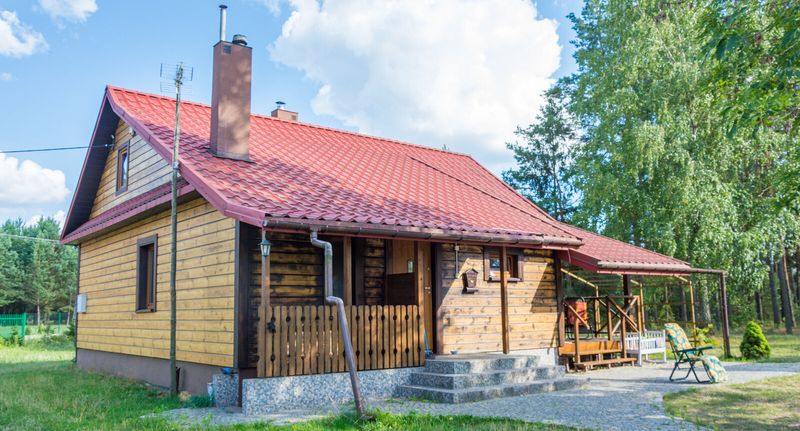 House (jako celek) s terasou pro 9 os. celý Dům (s možností přistýlky) - Agroturystyka Żubr, foto 1