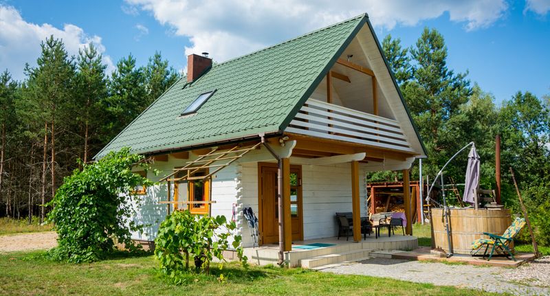 Roubenka (jako celek) s balkónem s terasou pro 4 os. - Agroturystyka Żubr, foto 1