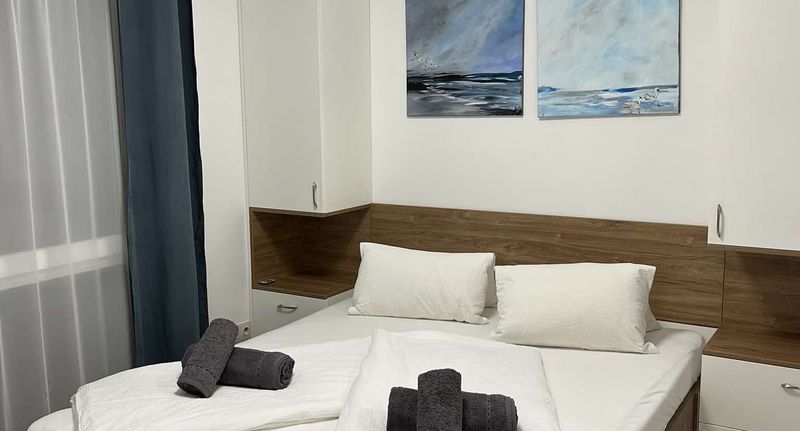 Apartman s terasou s manželskou postelí s 1 ložnicí přízemní - Felicia Apartman Balatonmáriafürdő, foto 1