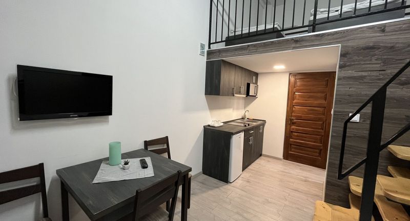 Apartman s vlastní kuchyňkou s galérií pro 5 os. s 1 ložnicí - Centrum Rezidencia Pápa, foto 1