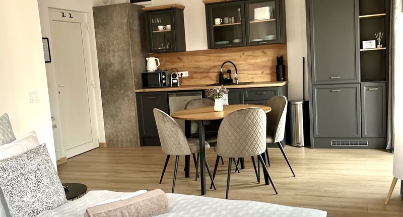 Studio Apartman s manželskou postelí s 1 ložnicí na přízemí - Tihany Major Apartmanház, foto 9