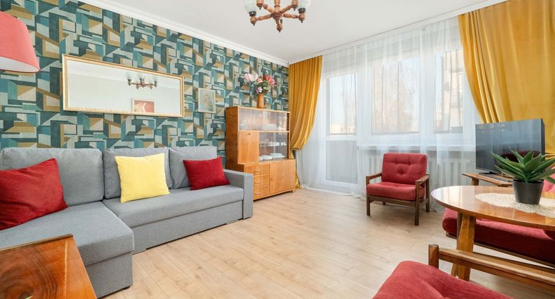 Apartman pro 3 os. se 2 ložnicemi - Zeromskiego 90A Vintage Apartament Balcony Łódź, foto 1