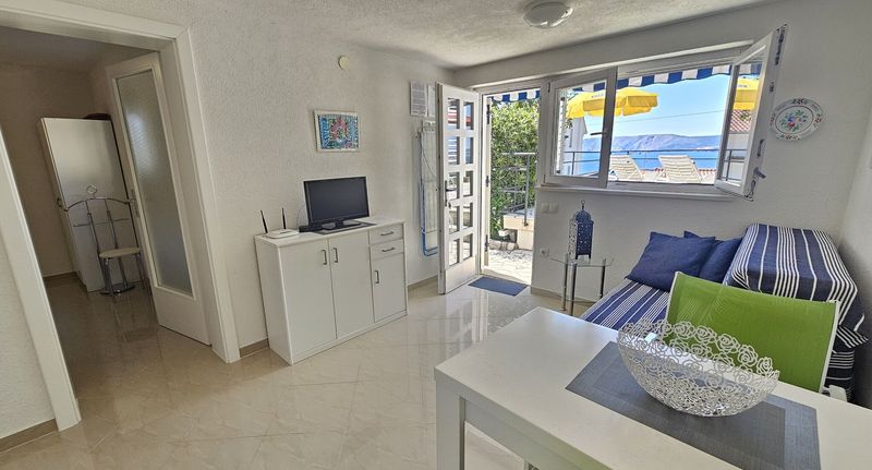 Apartman s manželskou postelí s 1 ložnicí s výhledem na moře (s možností přistýlky) - Apartman Blanka Novi Vinodolski, foto 1