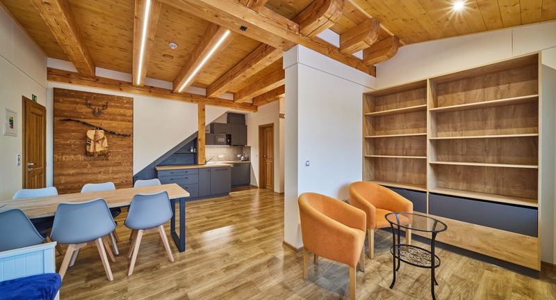 Apartman pro 4 os. s 1 ložnicí s výhledem na hory přízemní (s možností přistýlky) - Urlas Apartments, dog friendly, shortcut to Sněžka, foto 1