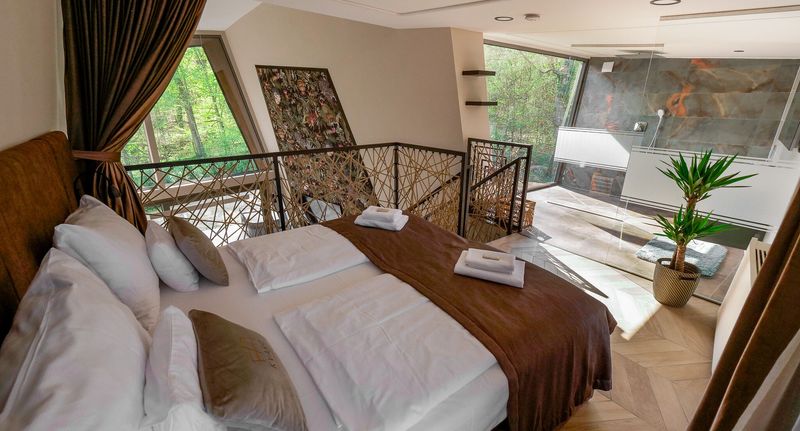 House (jako celek) s manželskou postelí celý Dům (s možností přistýlky) - Kvarc Kabinok Zalakaros, foto 1