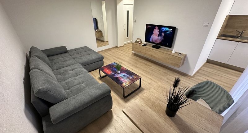 Apartman s klimatizací pro 2 os. s 1 ložnicí na poschodí - Évy Apartman Harkány, foto 1
