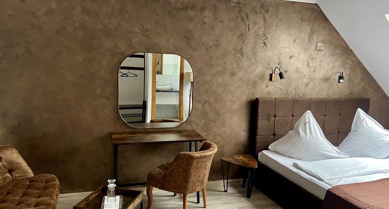 Pokoj s manželskou postelí - Pensiunea Turistică Casa Brăneană Bran, foto 7