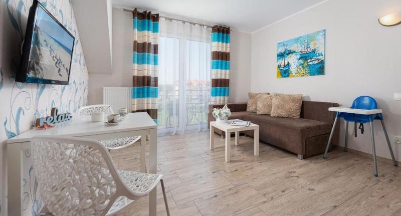 Studio Apartman s balkónem pro 5 os. se 2 ložnicemi - Pasja Karwia, foto 1