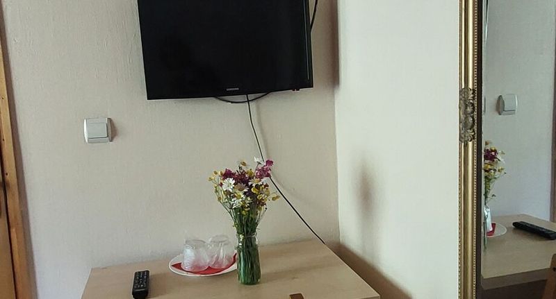 Pokoj s manželskou postelí s výhledem do zahrady na poschodí - Casa Victoria Moieciu de Sus, foto 1