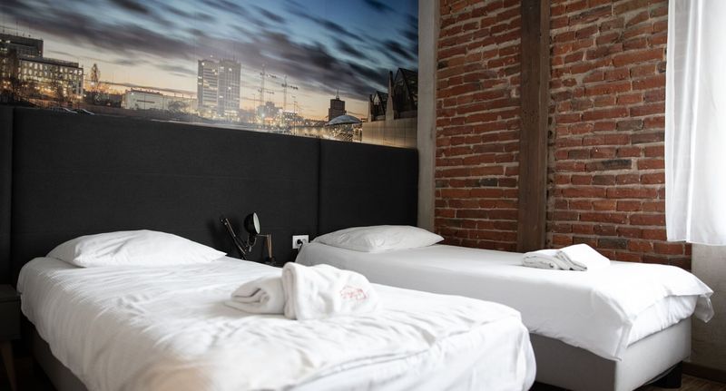 Pokoj s koupelnou s klimatizací pro 2 os. (s možností přistýlky) - Studio Adler Bed&Breakfast Łódź, foto 4