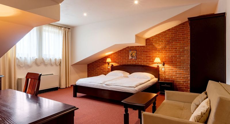 Pokoj s manželskou postelí (s možností přistýlky) - Hotel PURKMISTR Plzeň, foto 11