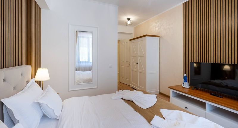 Pokoj s manželskou postelí - Luxury Room with Forest View and Pool 6 Micești, foto 1