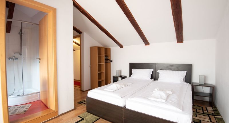 Pokoj pro 2 os. s výhledem na hory na poschodí - Casa Gross Cristian, foto 1