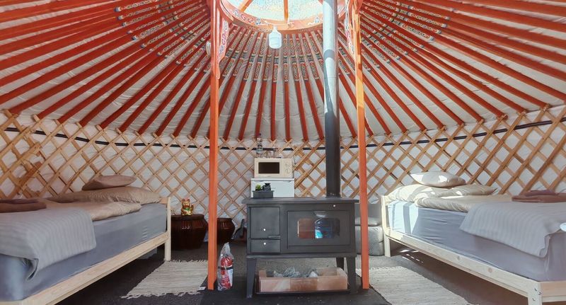 Roubenka (jako celek) pro 2 os. s výhledem na les - Erika Glamping és Jurta Gyomaendrőd, foto 1