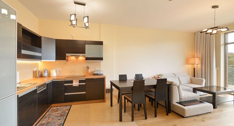 Rodinný Apartman pro 4 os. se 2 ložnicemi s částečným výhledem na moře - Apartament Na Wydmie Diune Kołobrzeg, foto 1