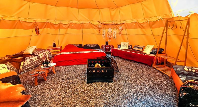 Rodinný Pokoj pro 6 os. - Teepee Camp Lounky, foto 1