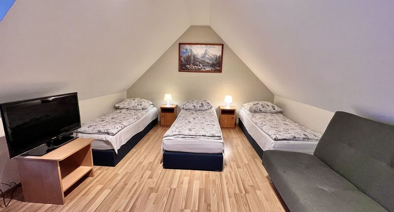 Pokoj s koupelnou se společnou kuchyňkou pro 4 os. - Pokoje i domek u Uli Piwniczna Zdrój, foto 1