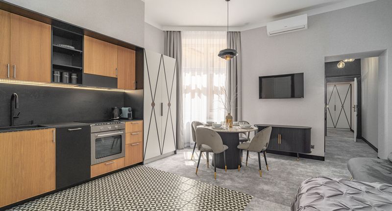 Deluxe Apartman pro 4 os. se 2 ložnicemi s výhledem do dvora - Aparthotel Szewska 22 Boutique Kraków, foto 1