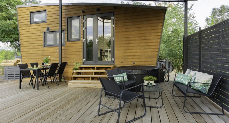 Design House (jako celek) pro 4 os. s výhledem do zahrady - Zendergő Faház Pócsmegyer, foto 1