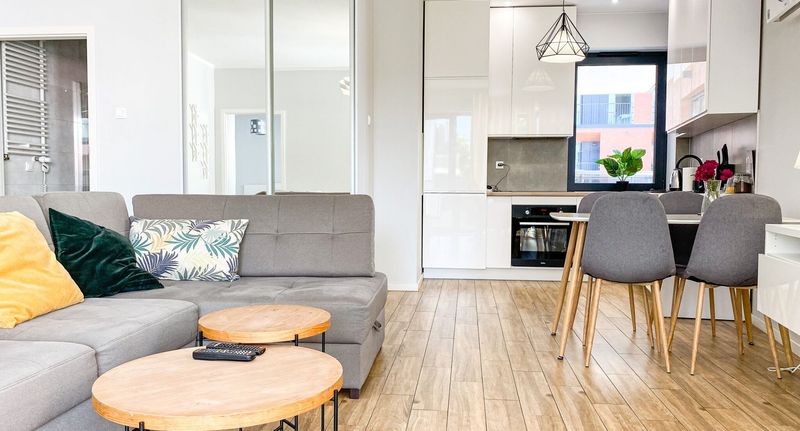 Apartman s balkónem pro 4 os. se 2 ložnicemi - BP Apartment I Premium Toruń, foto 1