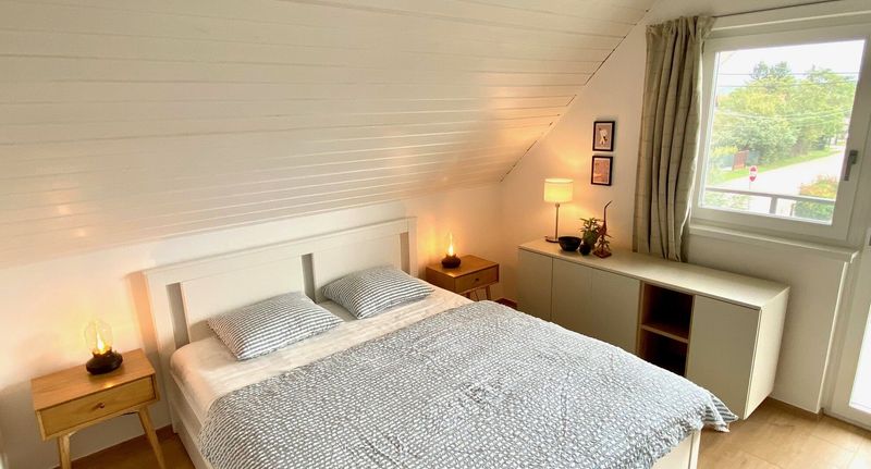 Pokoj s manželskou postelí - Ablakalúdra Apartmanok Aszófő, foto 1