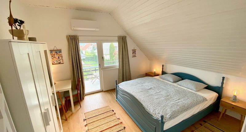 Pokoj s manželskou postelí - Ablakalúdra Apartmanok Aszófő, foto 19