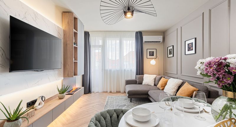 Deluxe Apartman (jako celek) pro 4 os. na poschodí - Anima Home Apartman Tata, foto 1