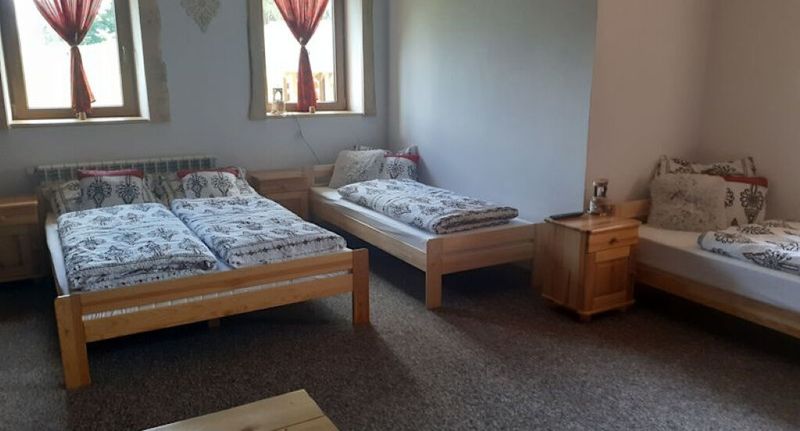 Pokoj s koupelnou pro 4 os. v suterénu (s možností přistýlky) - Gazdówka na Wierchu Biały Dunajec, foto 1