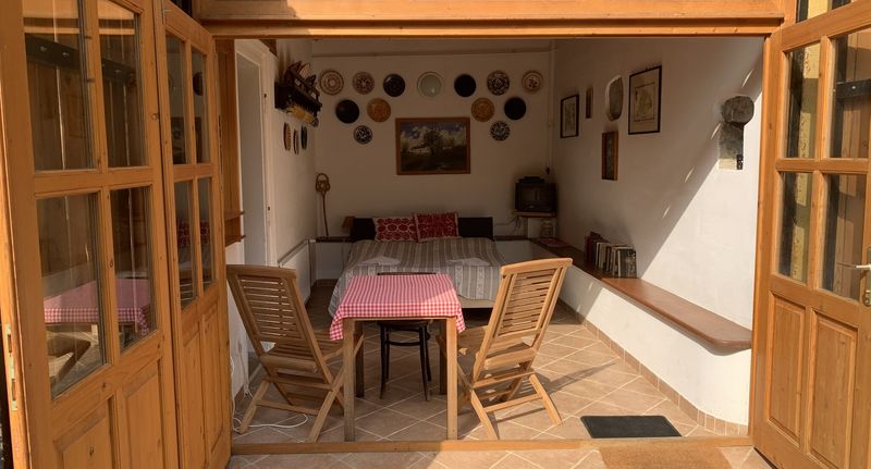 Romantik Apartman s manželskou postelí s 1 ložnicí přízemní - Kapolcsi Kecskekő Vendégház, foto 1