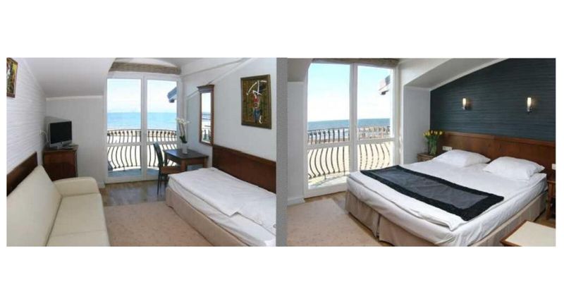 Studio Apartman pro 4 os. se 2 ložnicemi s výhledem na moře - Hotel Apollo Darłówko, foto 1