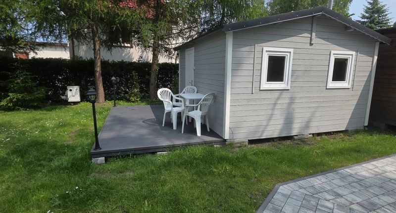 Chata (jako celek) s terasou s vlastní kuchyňkou pro 4 os. - Pokoje Ostoja - Blisko Plaży - Możliwe Śniadania, foto 1
