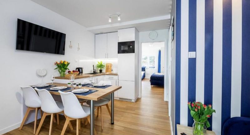 Apartman pro 6 os. se 2 ložnicemi - Apartament 8B Blue Marine Poddąbie, foto 1