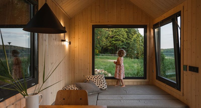 Rekreační dům (jako celek) pro 4 os. s výhledem na jezero - Domek Mini Lake House Rentyny, foto 1