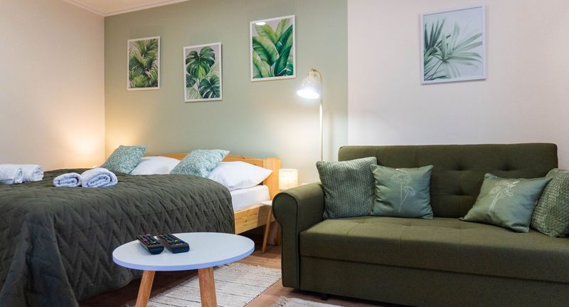 Studio Apartman (jako celek) pro 4 os. na přízemí - Botanika Apartmanok Baja, foto 1