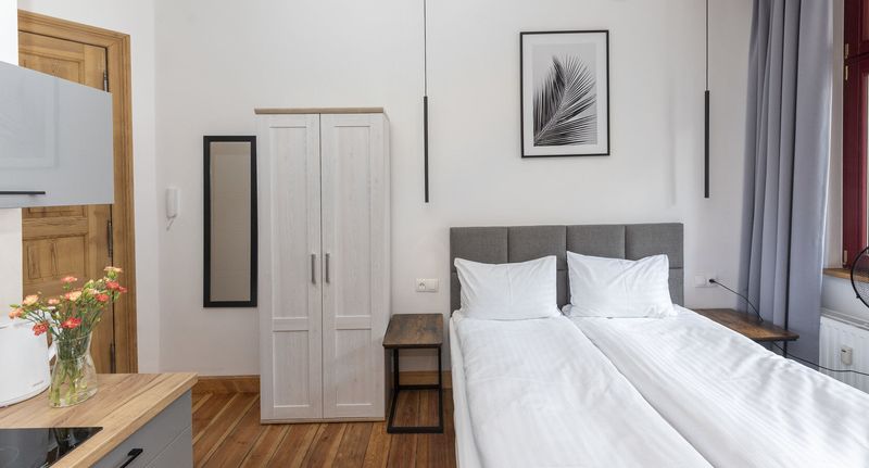 Apartman s manželskou postelí s 1 ložnicí - Apartamenty Provenir Home Kwiatowa 5 Poznań, foto 34