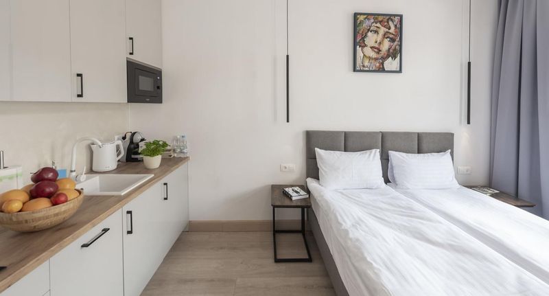 Apartman s manželskou postelí s 1 ložnicí - Apartamenty Provenir Home Kwiatowa 5 Poznań, foto 117