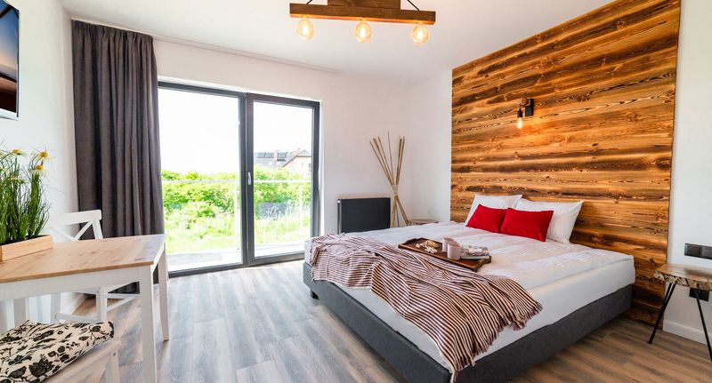Pokoj s manželskou postelí - Villa Dwa Morza Jastarnia, foto 6