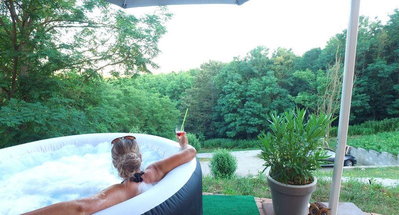 Apartman s terasou s manželskou postelí s 1 ložnicí s panoramou - Zselici Bagoly Vendégház Bánya, foto 1