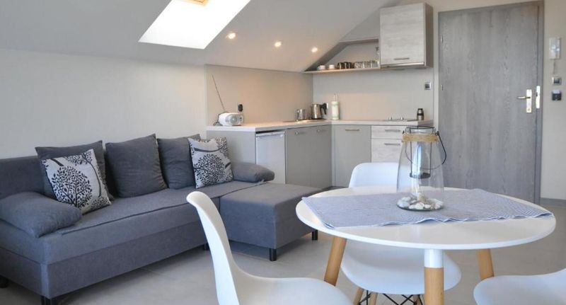 Apartman s terasou pro 5 os. se 2 ložnicemi na poschodí - Willa Dobryłko II Rewa, foto 1